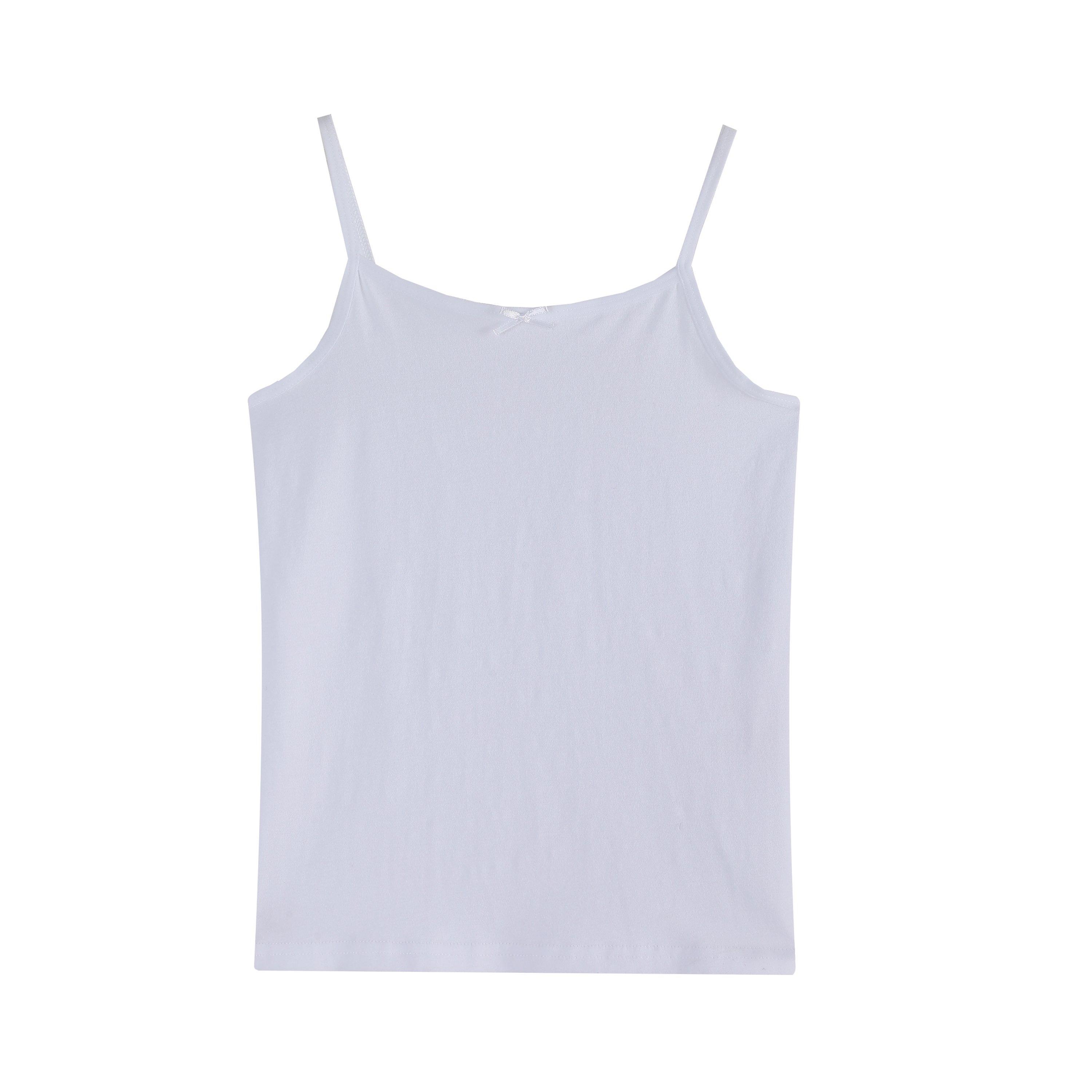 BLANC - Be You - Studio Girls Pack of 5 Basic Cami Vest White - 2