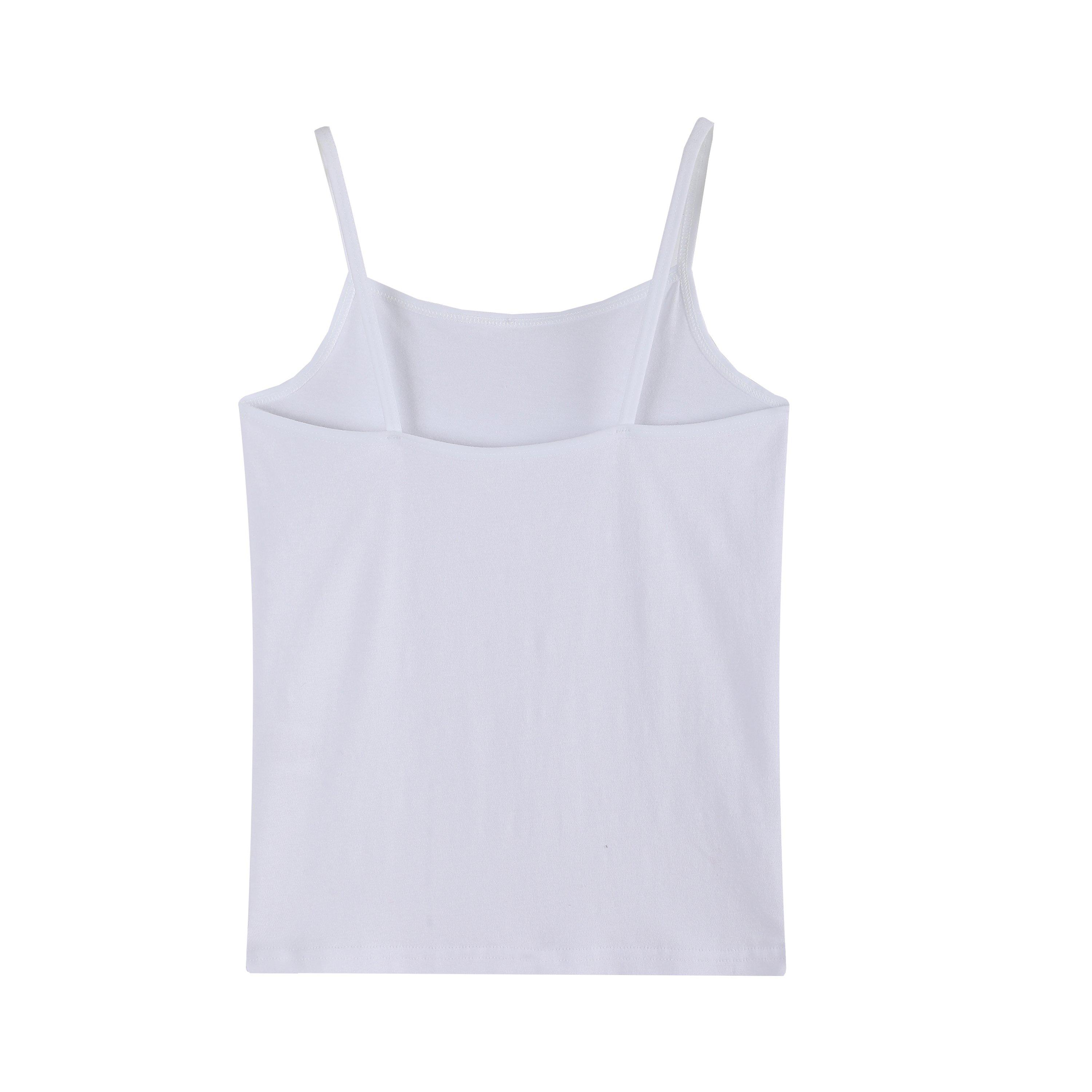 BLANC - Be You - Studio Girls Pack of 5 Basic Cami Vest White - 3