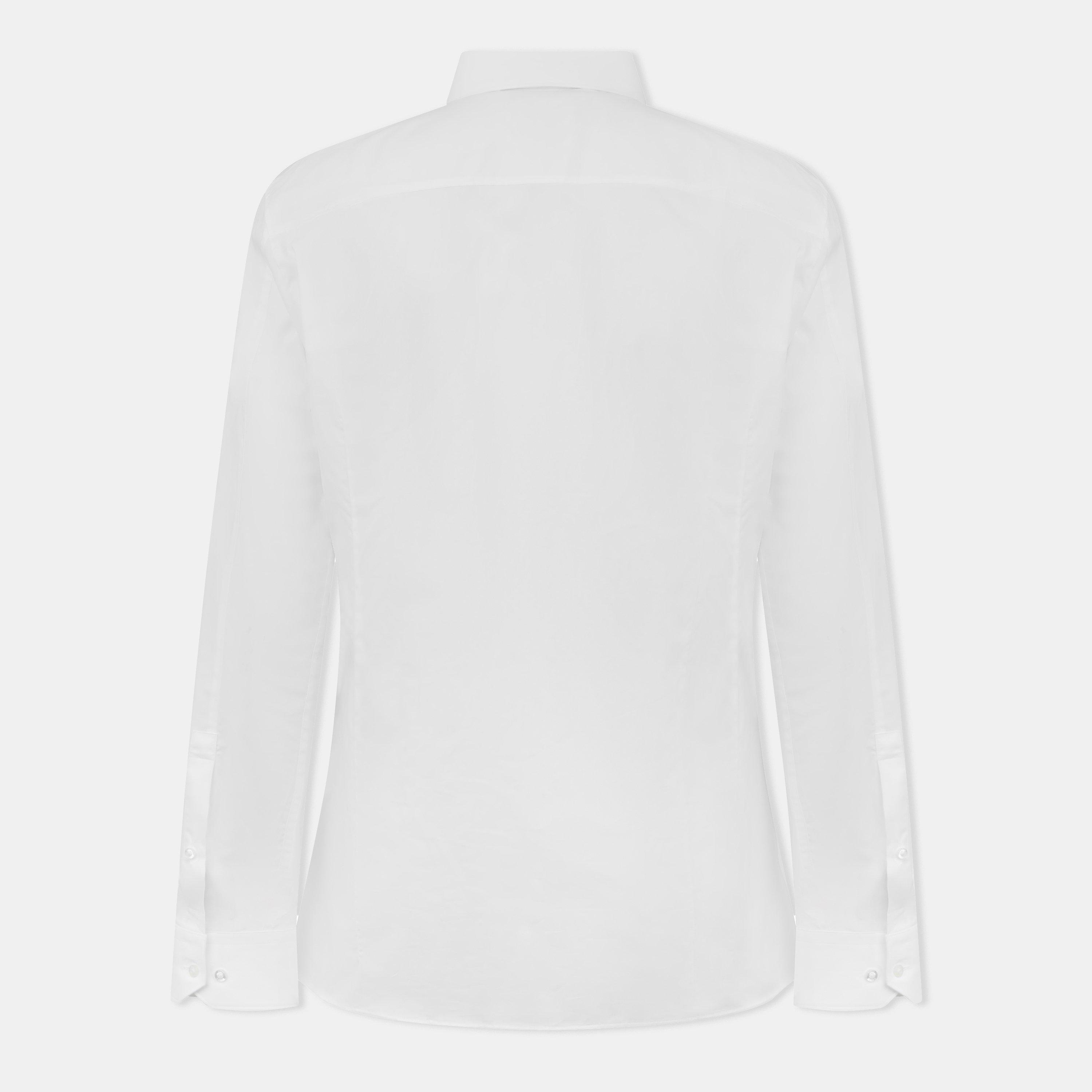 Open White 199 - Hugo - Men's Elisha Long Sleeve Plain Shirt - 2