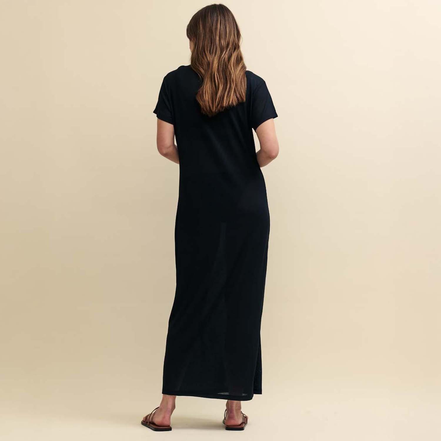 Black - Nobodys Child - Dustin Maxi Jersey Dress - 3