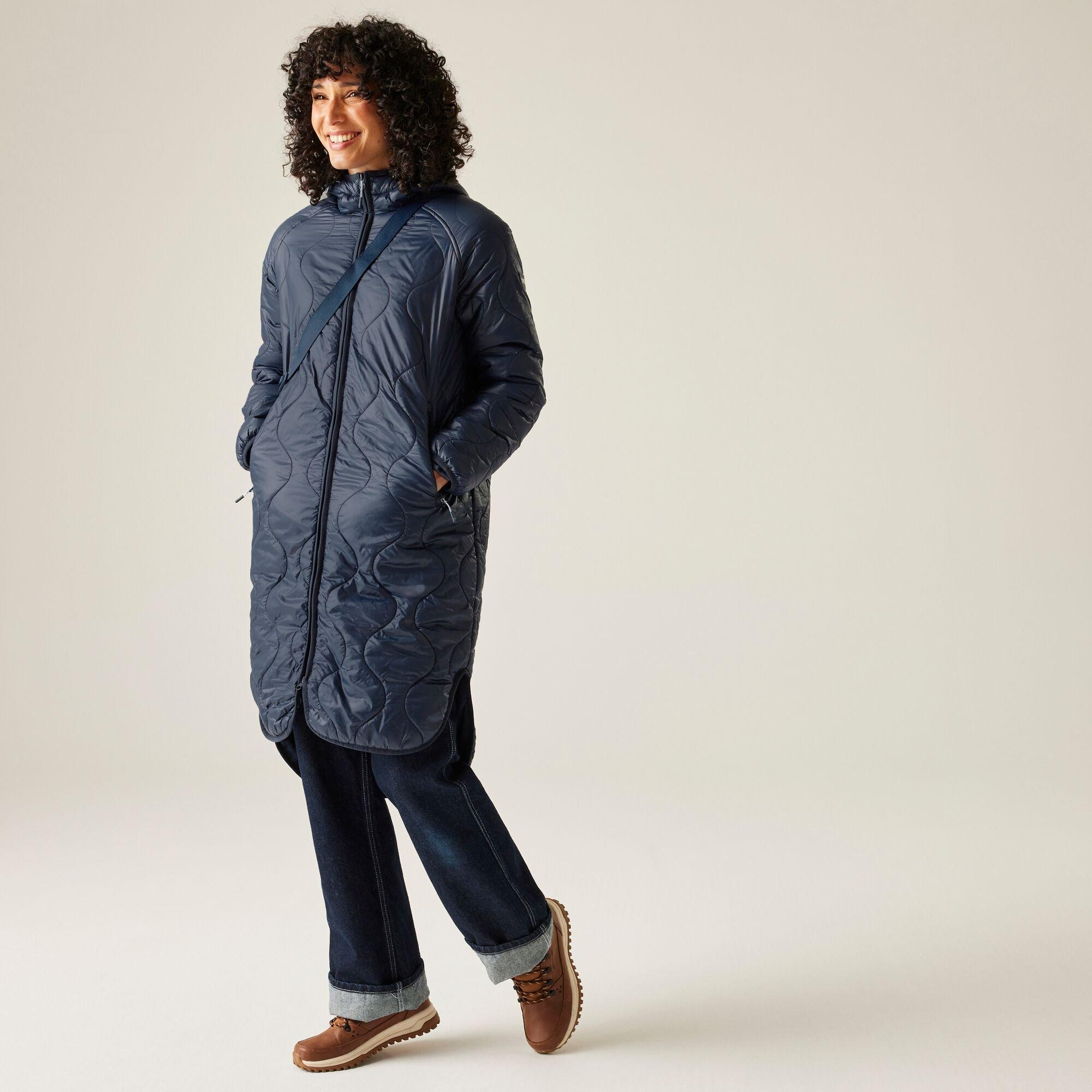 Regatta Women's Triea Water-Repellent Lightweight Quilted Jacket - Navy Blue - 10