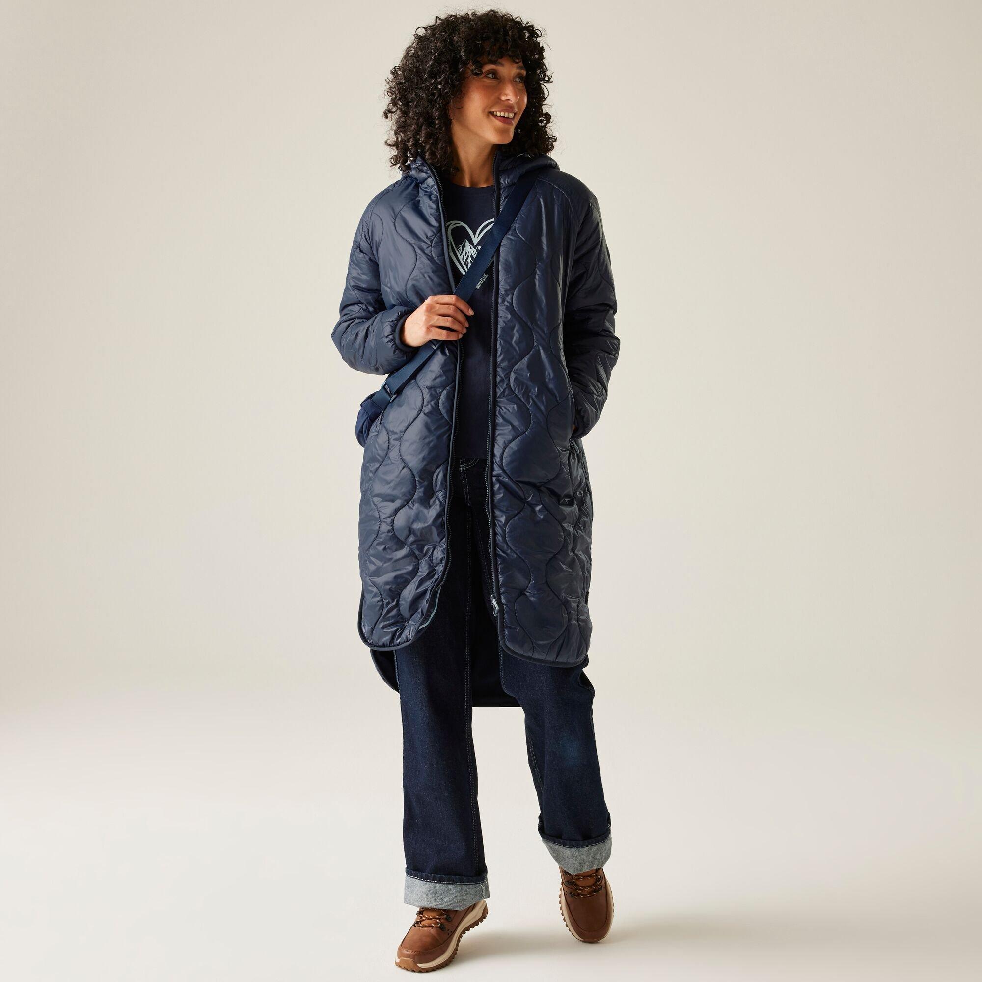 Navy Blue - Regatta - Women's Triea Water-Repellent Lightweight Quilted Jacket - 3