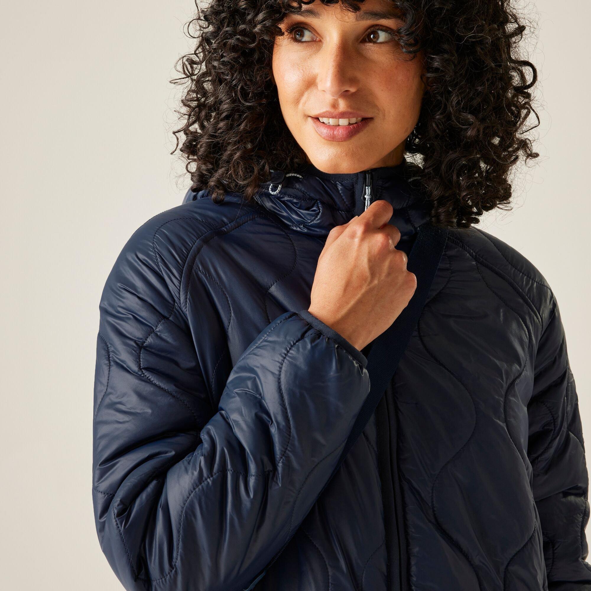 Navy Blue - Regatta - Women's Triea Water-Repellent Lightweight Quilted Jacket - 4