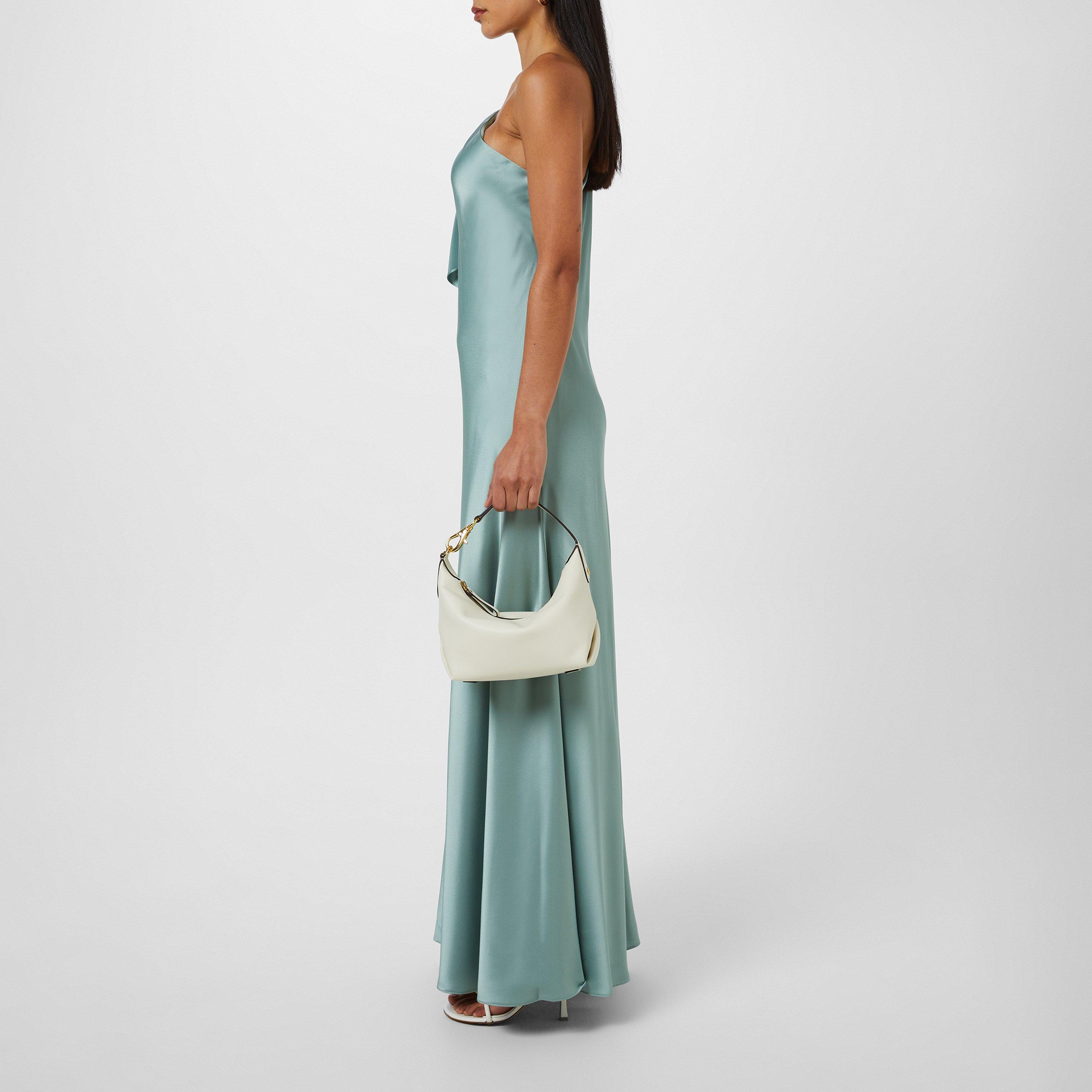 Soft Laurel - Lauren by Ralph Lauren - Satin Charmeuse One-Shoulder Gown - 4