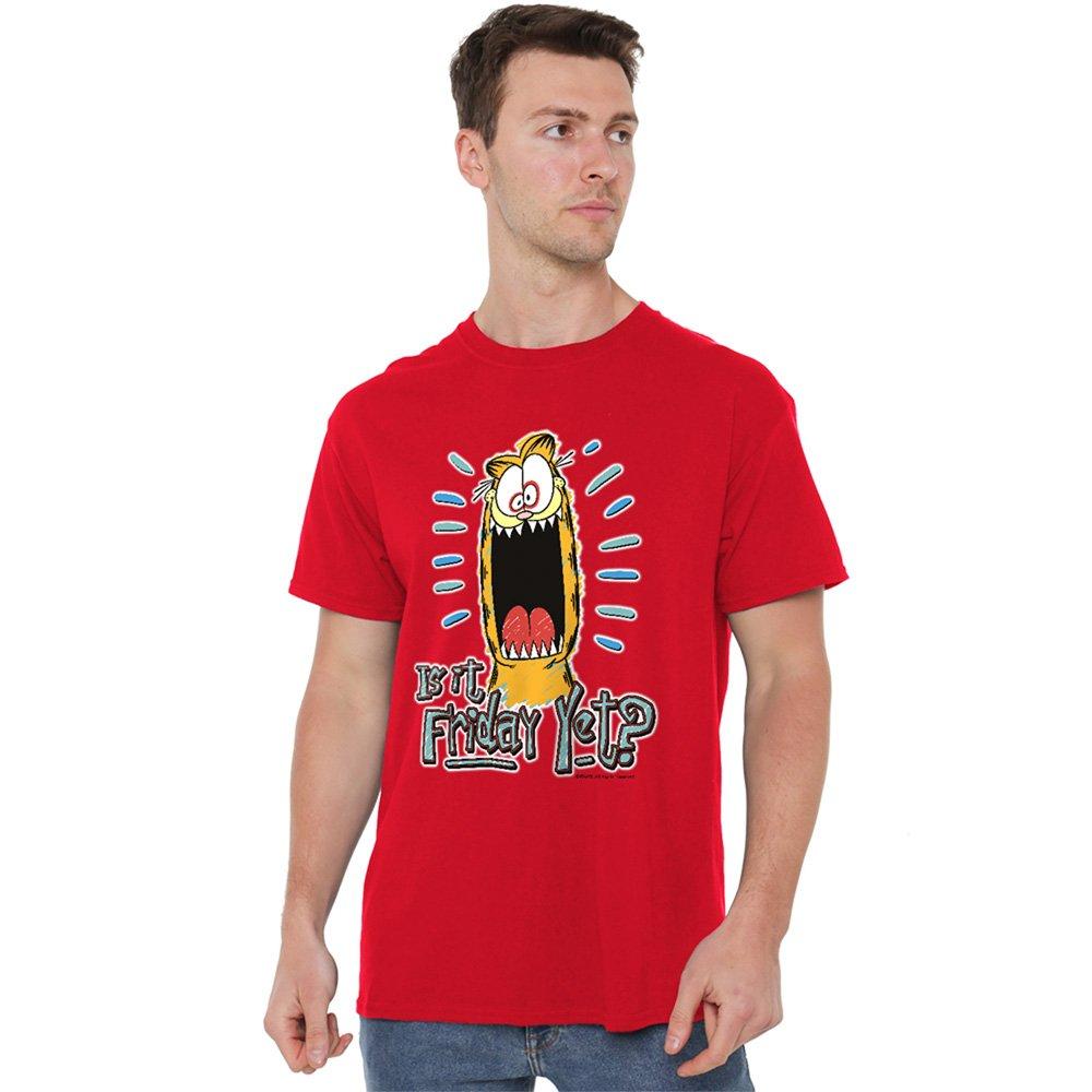 Red - Garfield - Garfield Friday T Shirt Red - 1