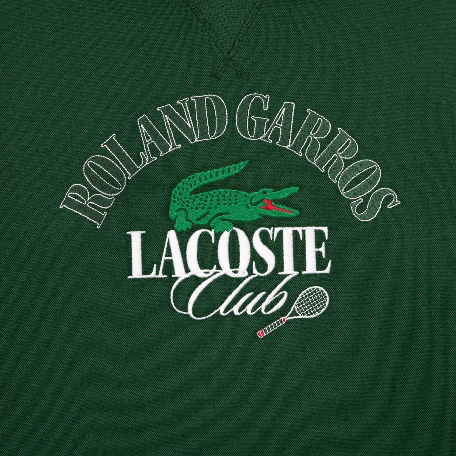 Green - Lacoste - Sportsuit Roland-Garros Edition Sweatshirt - 4