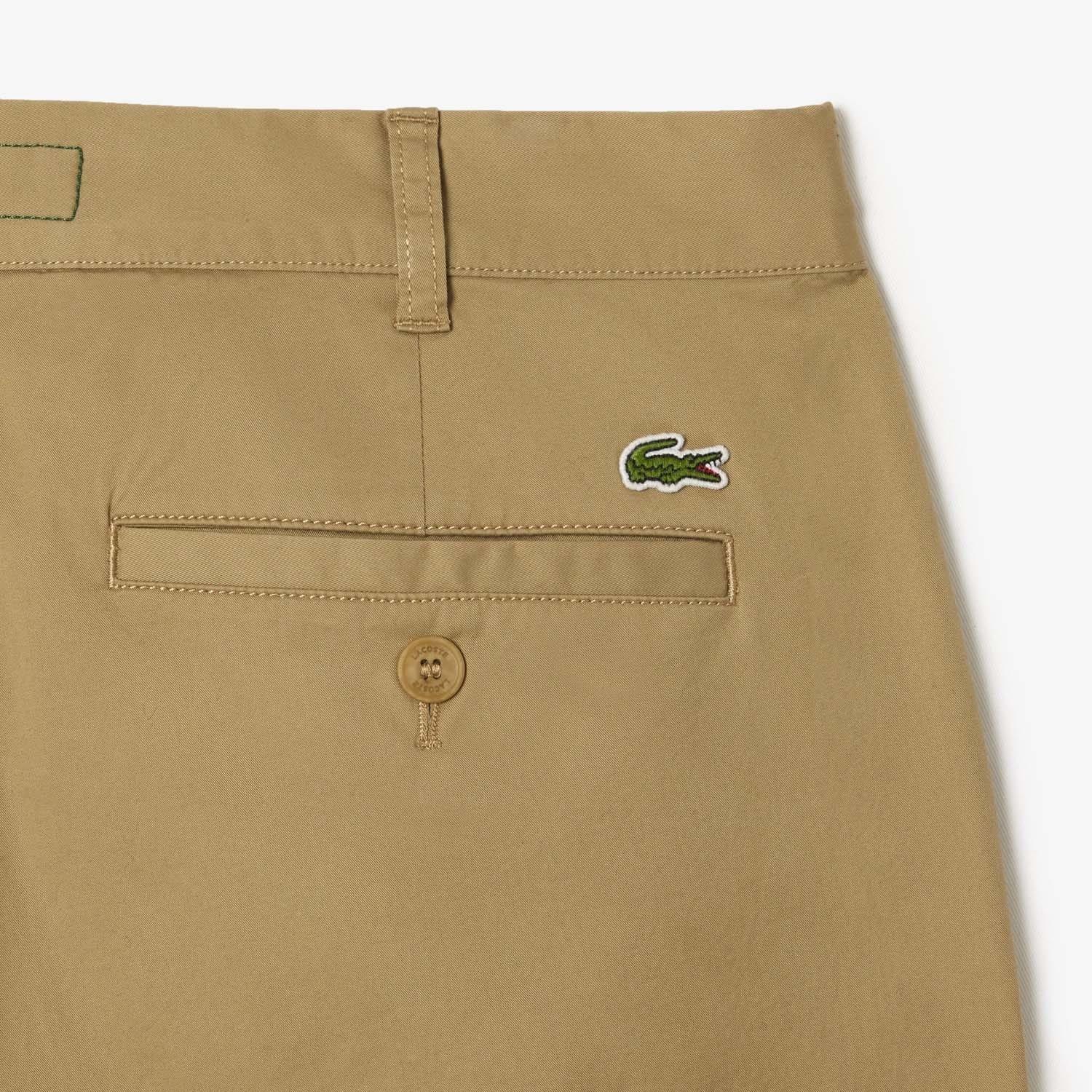 Beige - Lacoste - Lightweight Slim-Fit Stretch Pants - 4