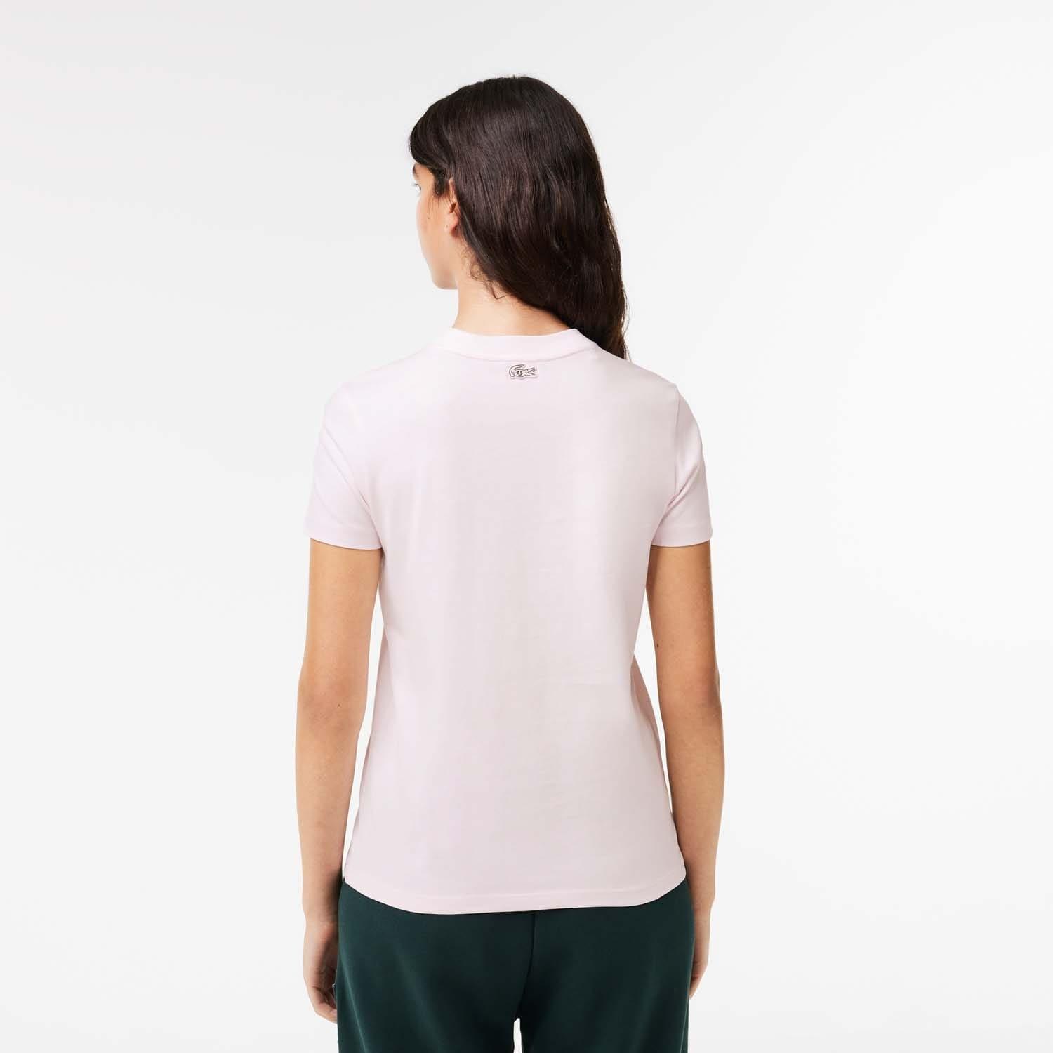 Pink - Lacoste - Lacoste x Eleven by Venus Cotton T-Shirt - 2