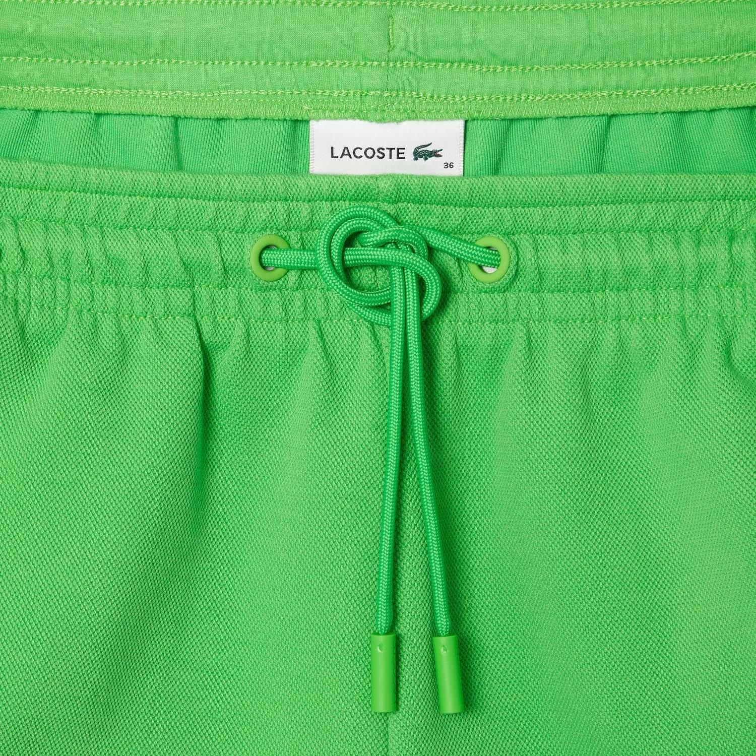 Green - Lacoste - Contrast Panel Piqu¿ Shorts - 3