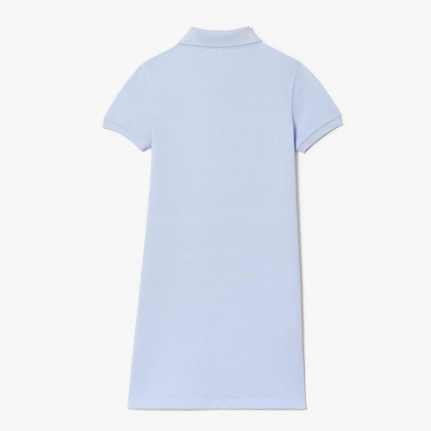 Blue - Lacoste - Crocodelle Logo Piqu¿ Dress - 2