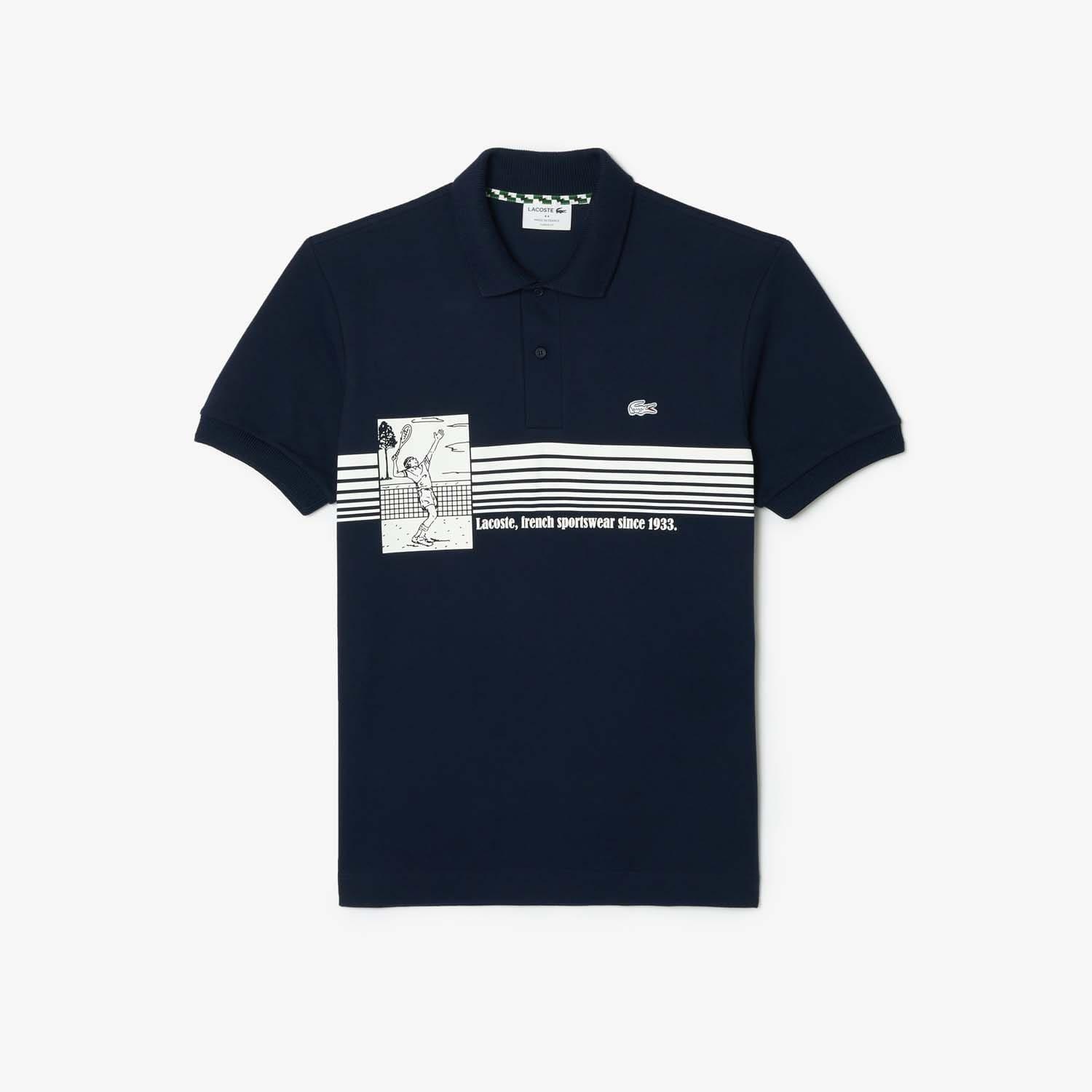 Blue - Lacoste - French Made Classic-Fit Polo Shirt - 1
