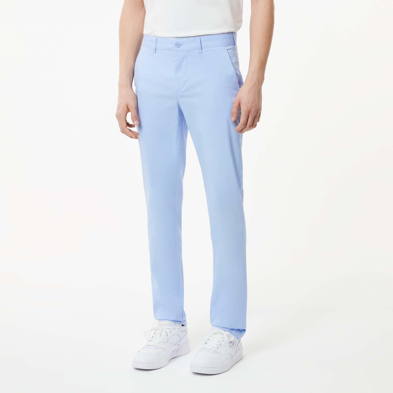 Blue - Lacoste - Lightweight Slim-Fit Stretch Pants - 1