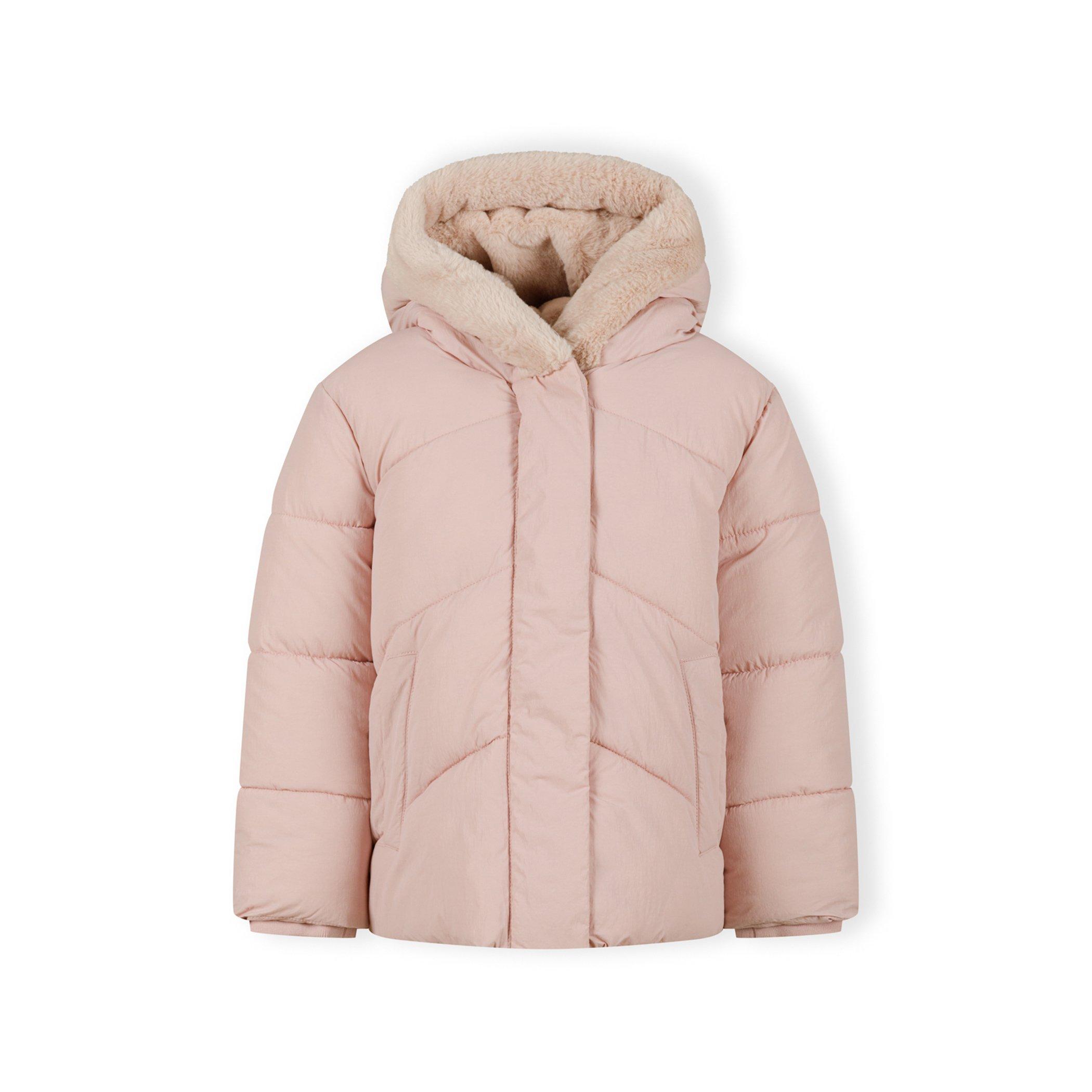 Pink - Minoti - Girls warm padded jacket with hood pink - 1