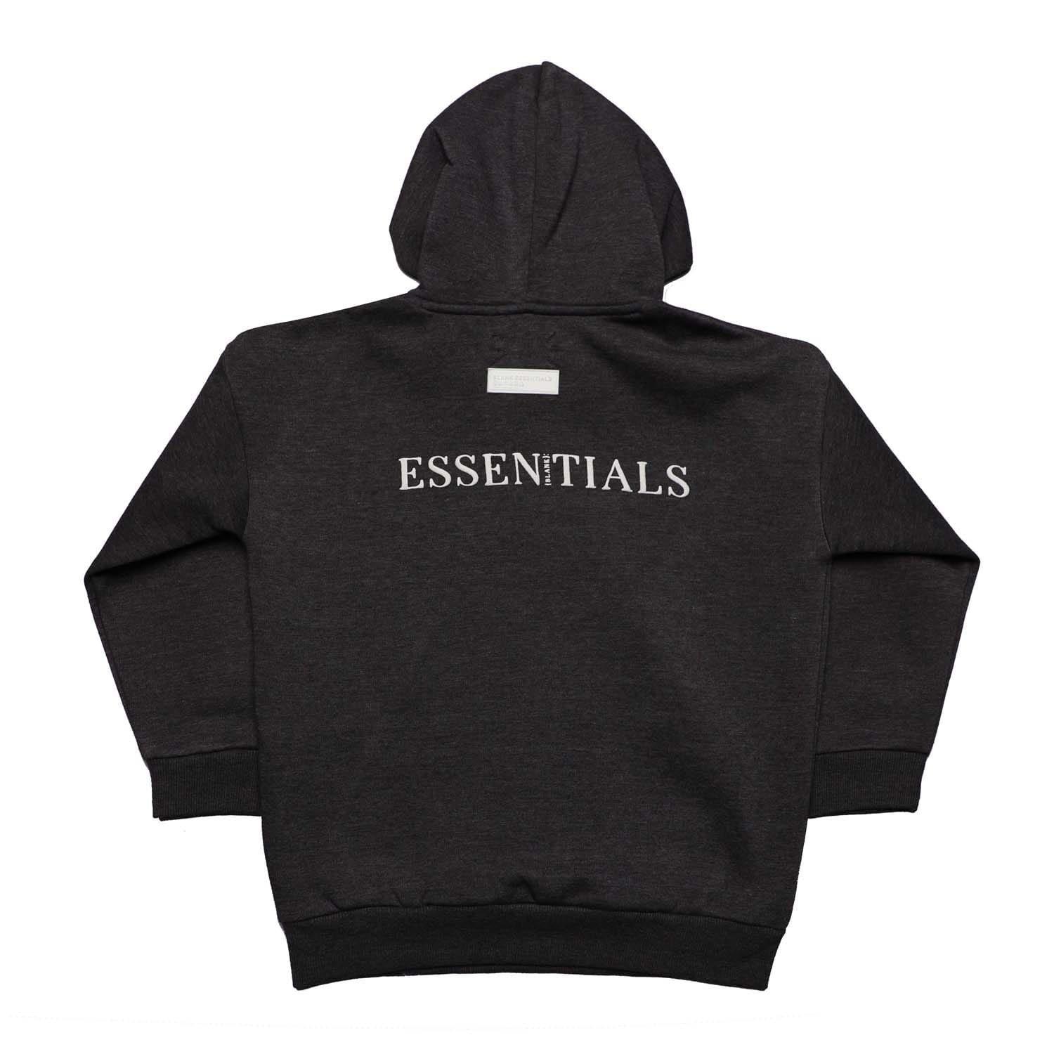 Cinzento - Blank Essentials - Tech Fleece OTH Hoody - 2