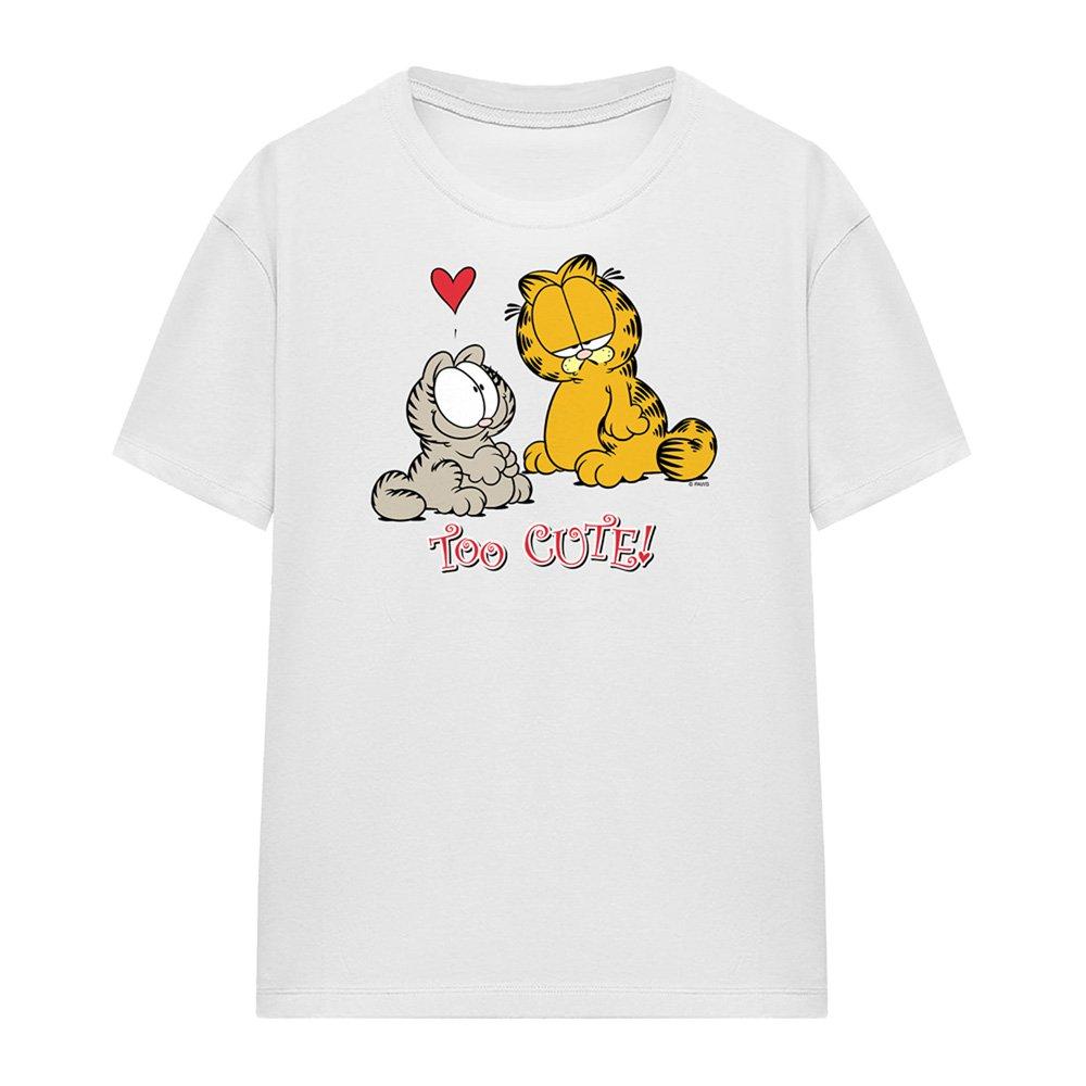 White - Garfield - Garfield Too Cute T-Shirt White - 4
