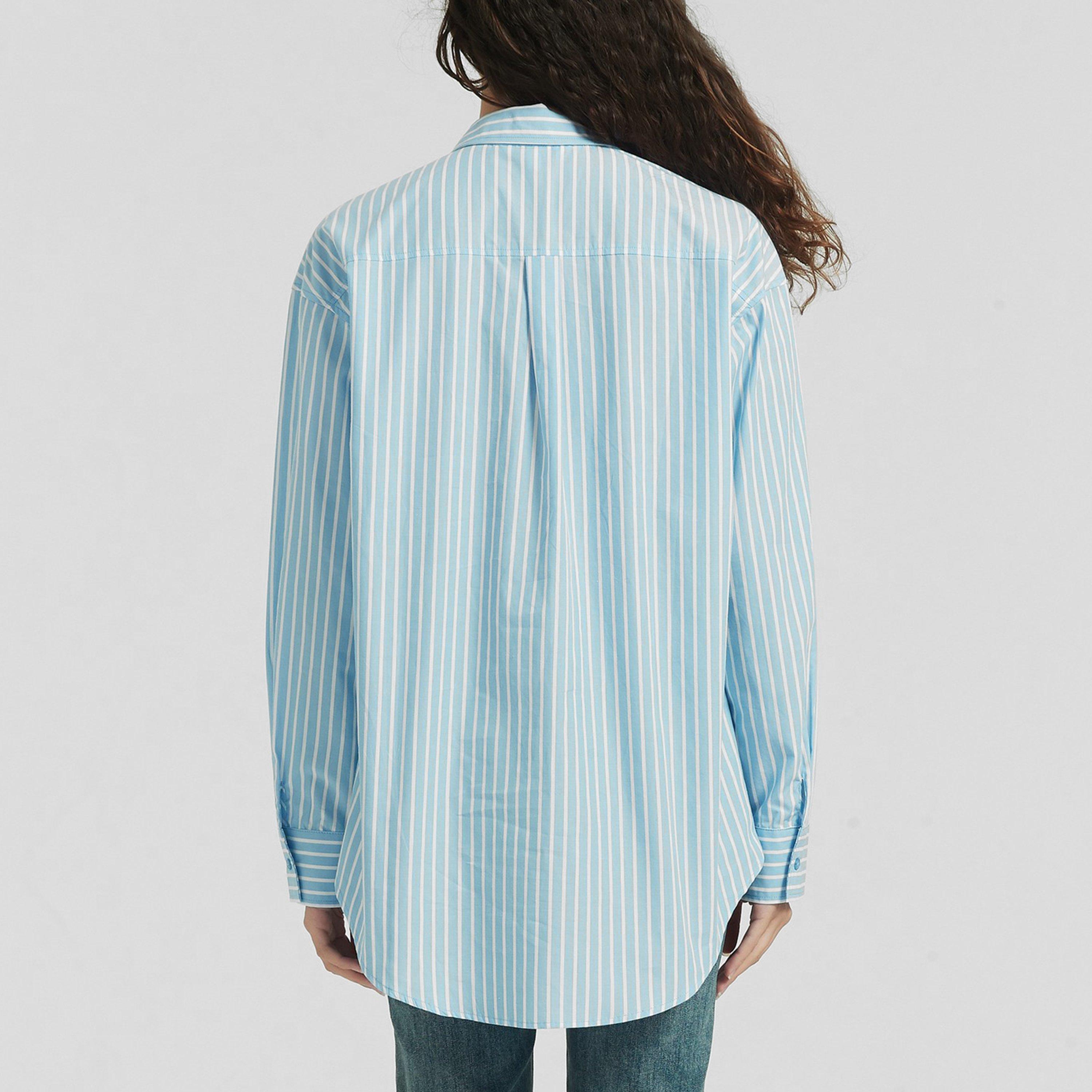Riscas Azuis - Be You - Stripe Long-Sleeve Patterned Shirt - 2