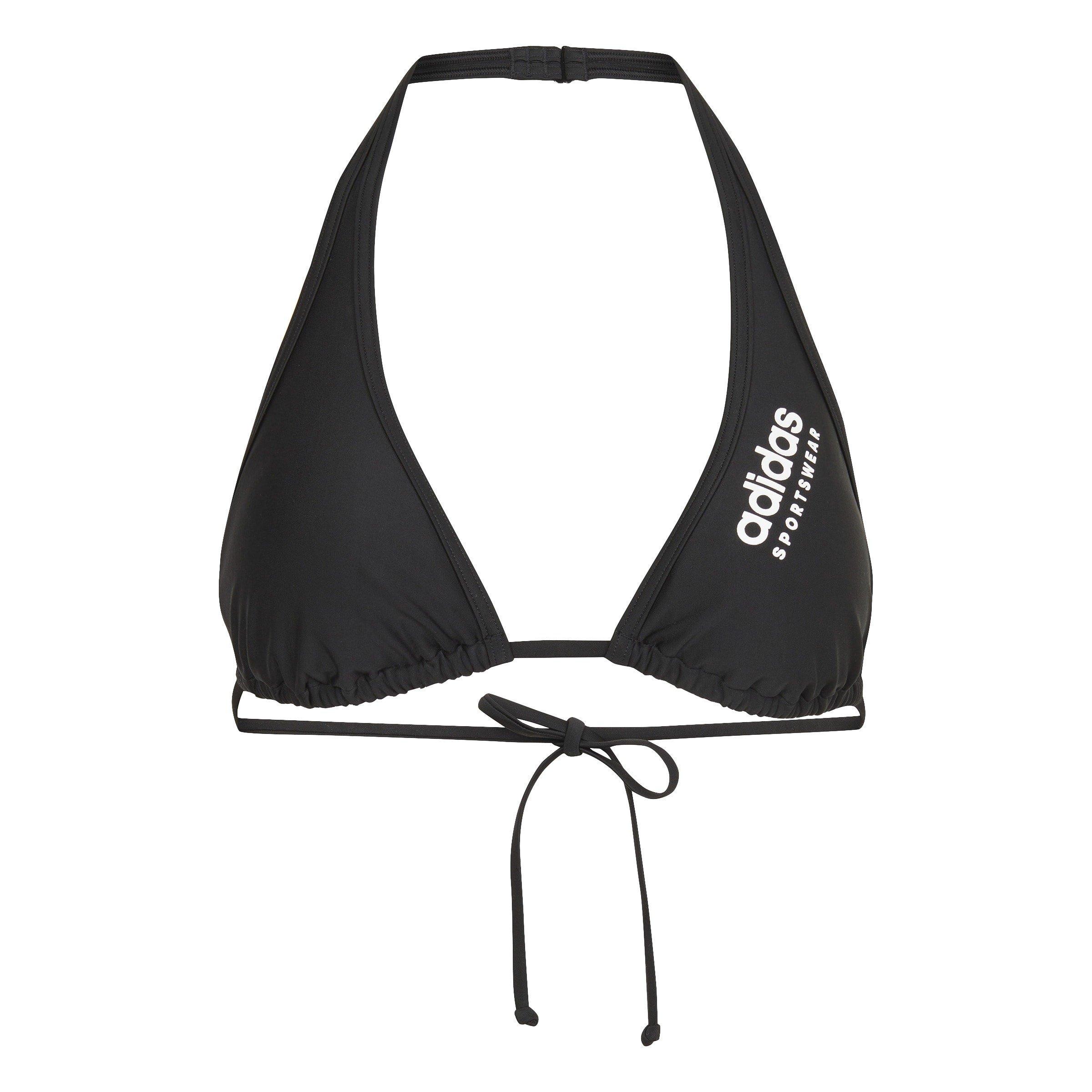 Zwart/Wit - adidas - Neckholder Bikini Womens - 5