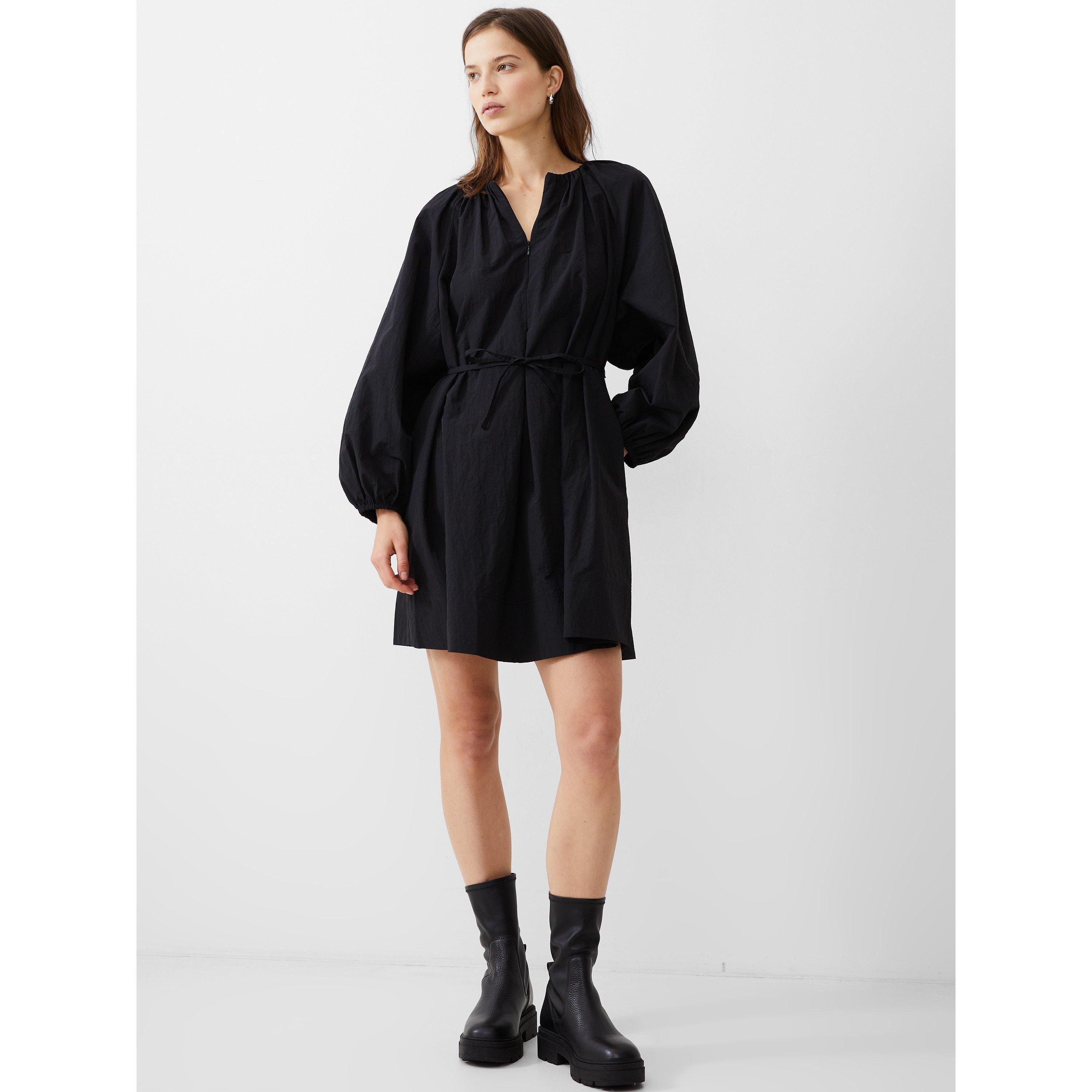 01-Blackout - French Connection - Women's Alora A-Line Dress - 1