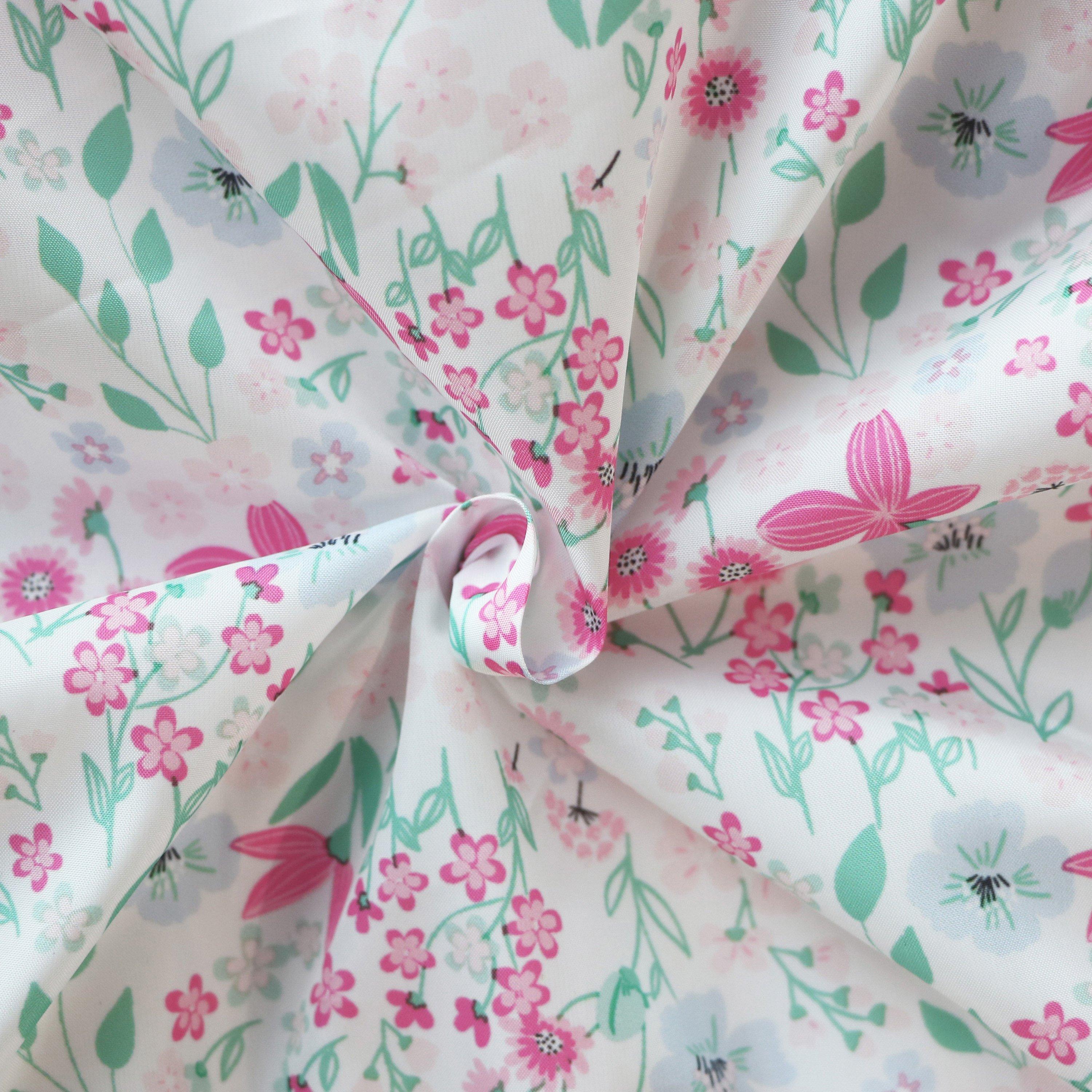 Pink - Firetrap - Kids Enchanted Blossom Pink Floral Hooded Long Sleeve Anorak - 6