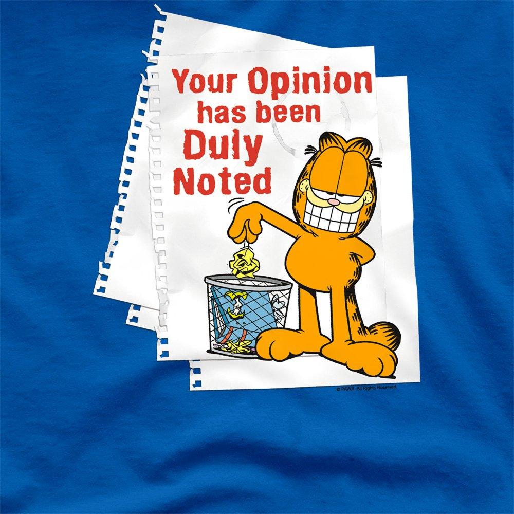 Blue - Garfield - Garfield Duly Noted T Shirt Royal - 2