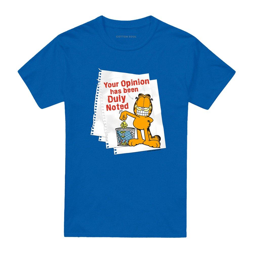 Blue - Garfield - Garfield Duly Noted T Shirt Royal - 4