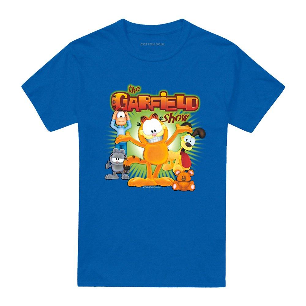Blue - Garfield - Garfield The Garfield Show T Shirt Royal - 4