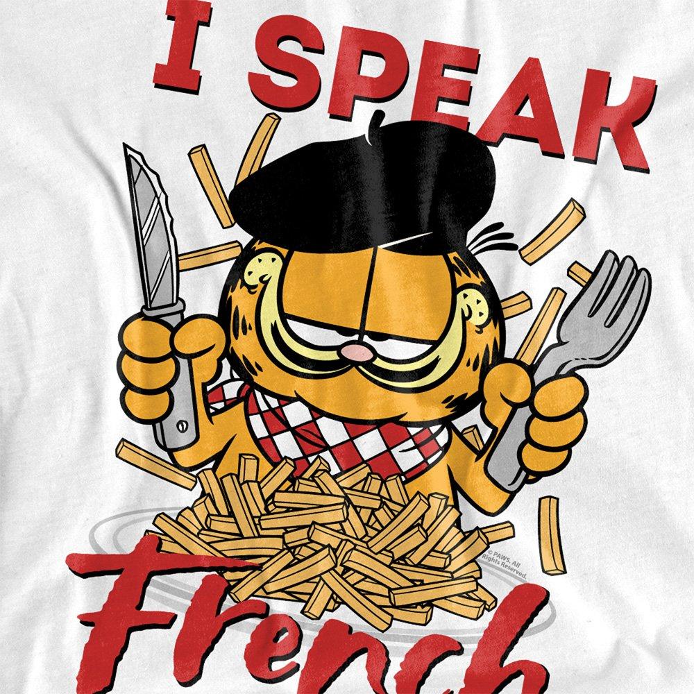 White - Garfield - Garfield Speaking Love T Shirt White - 2