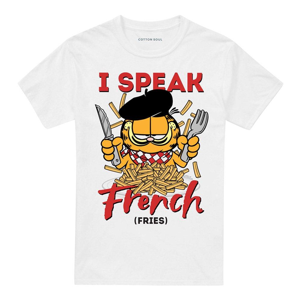 White - Garfield - Garfield Speaking Love T Shirt White - 4