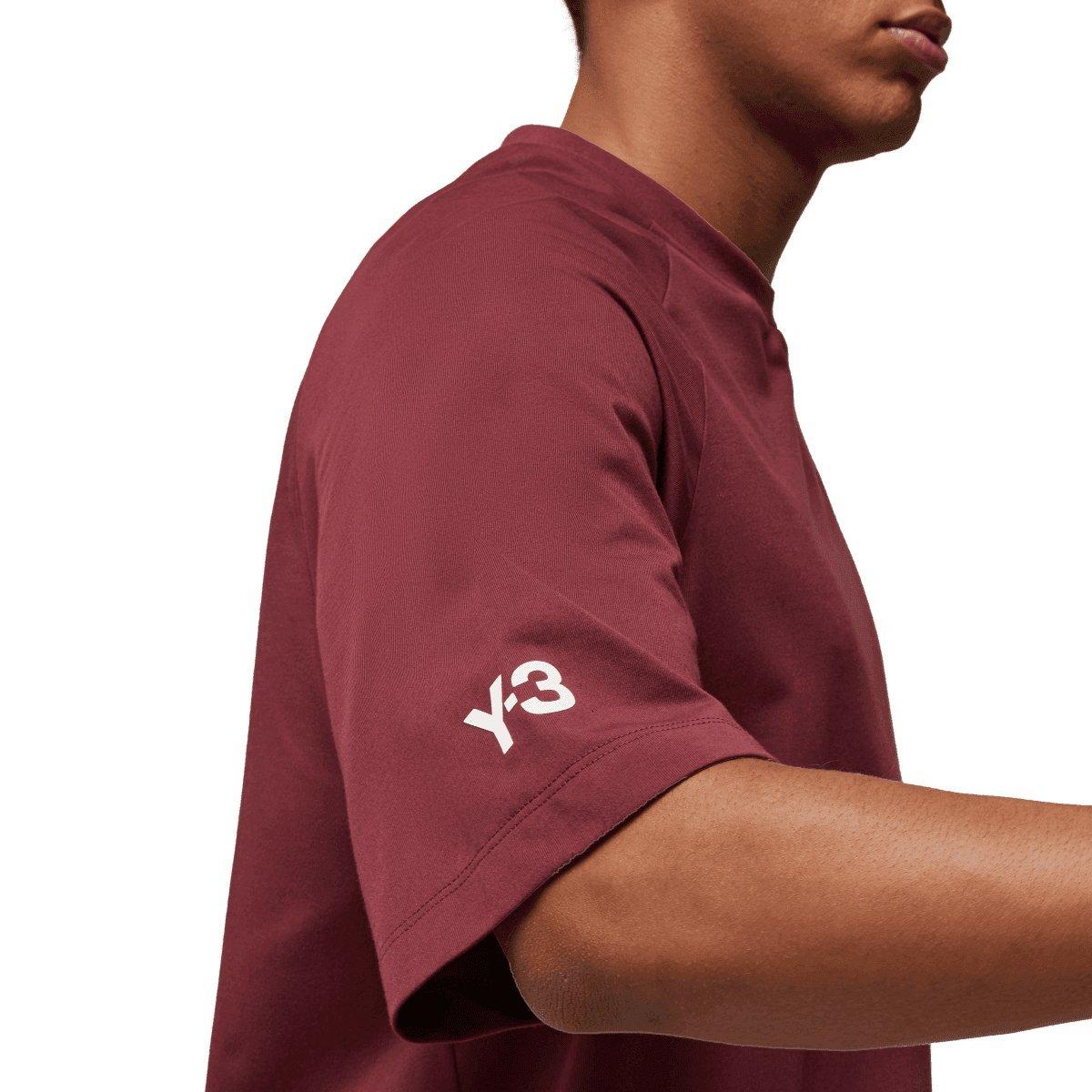 Red - Y3 - 3-Stripes Short Sleeve T-Shirt - 4