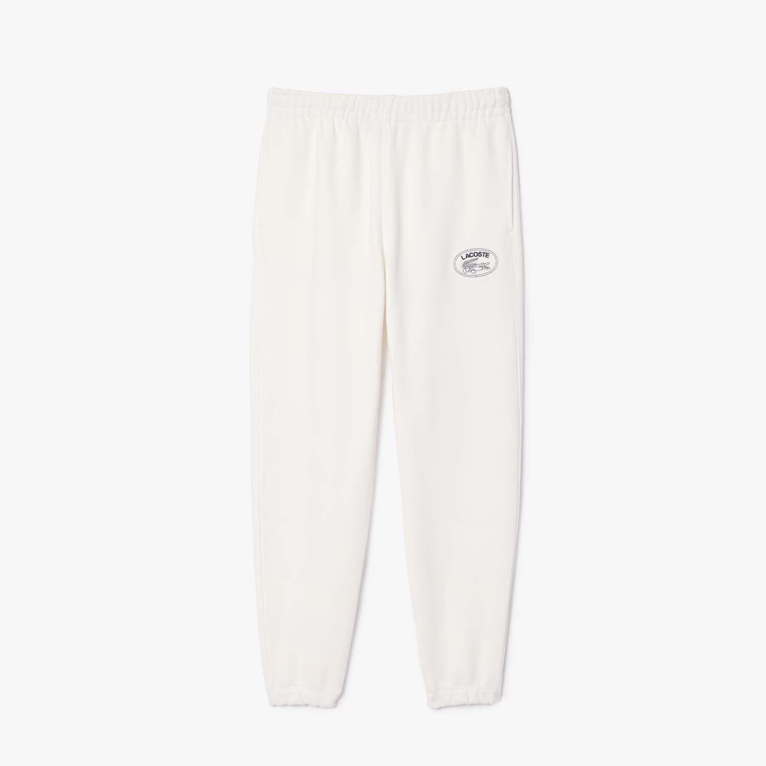 Cream - Lacoste - Straight Leg Embroidered Sweatpants - 2