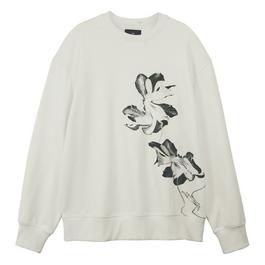 Y3 Graphic French Terry Crewneck Sweatshirt