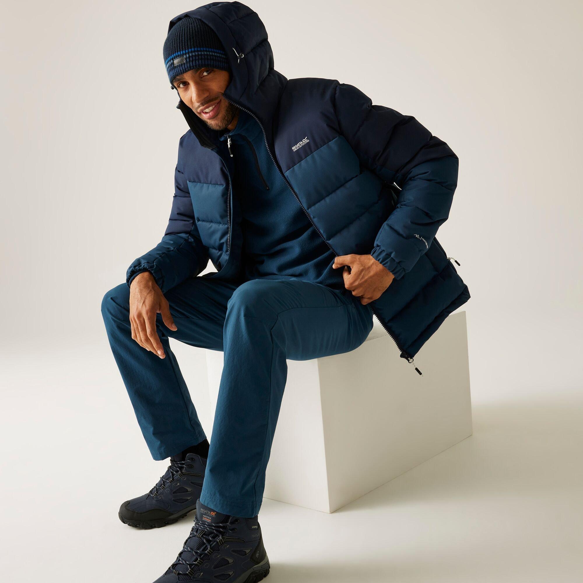 Navy Blue - Regatta - Men's Aldthorn Water-Resistant Quilted Jacket - 3