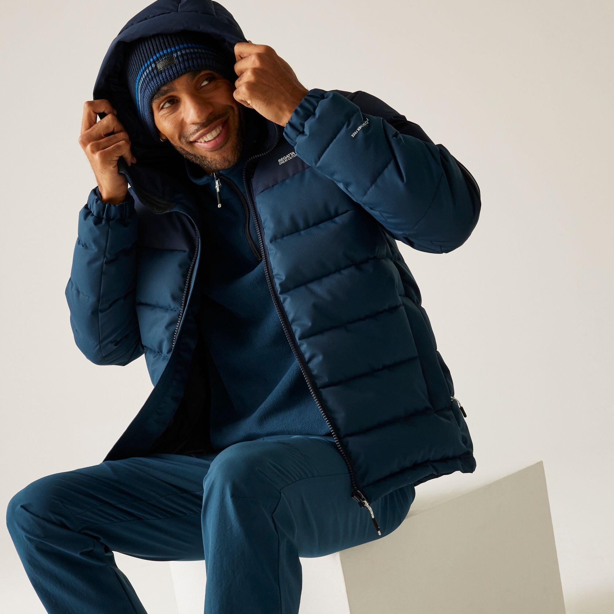 Navy Blue - Regatta - Men's Aldthorn Water-Resistant Quilted Jacket - 5