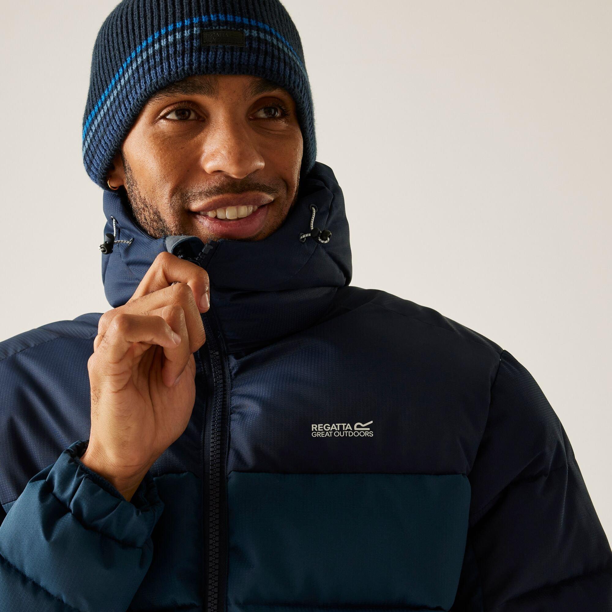 Navy Blue - Regatta - Men's Aldthorn Water-Resistant Quilted Jacket - 7