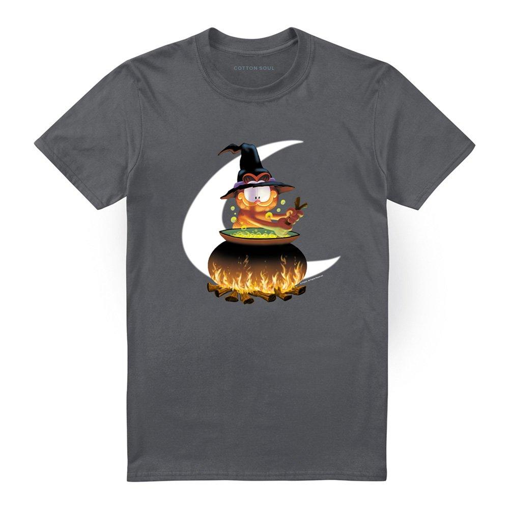 Grey - Garfield - Garfield Stir The Pot T Shirt Charcoal - 4