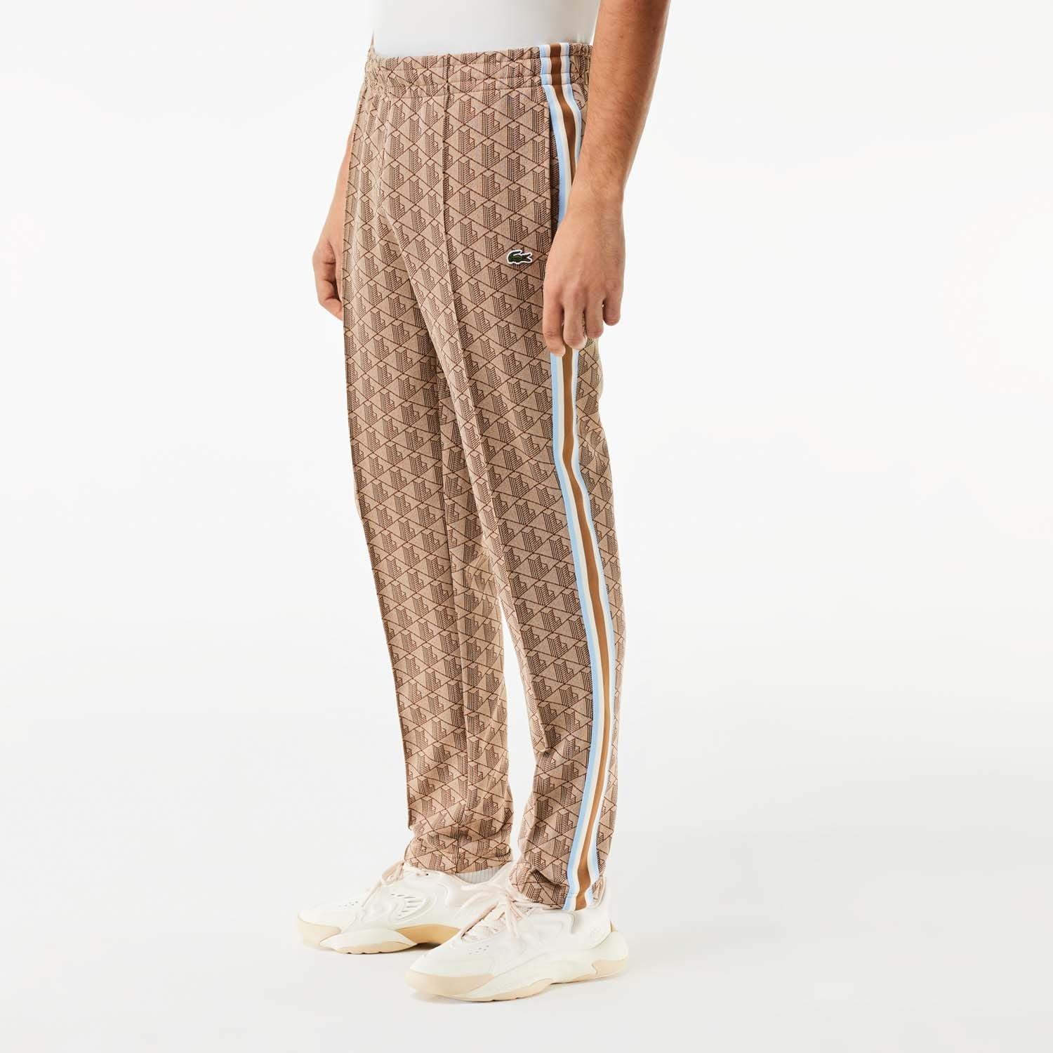 Beige - Lacoste - Paris Monogram Sweatpants - 1