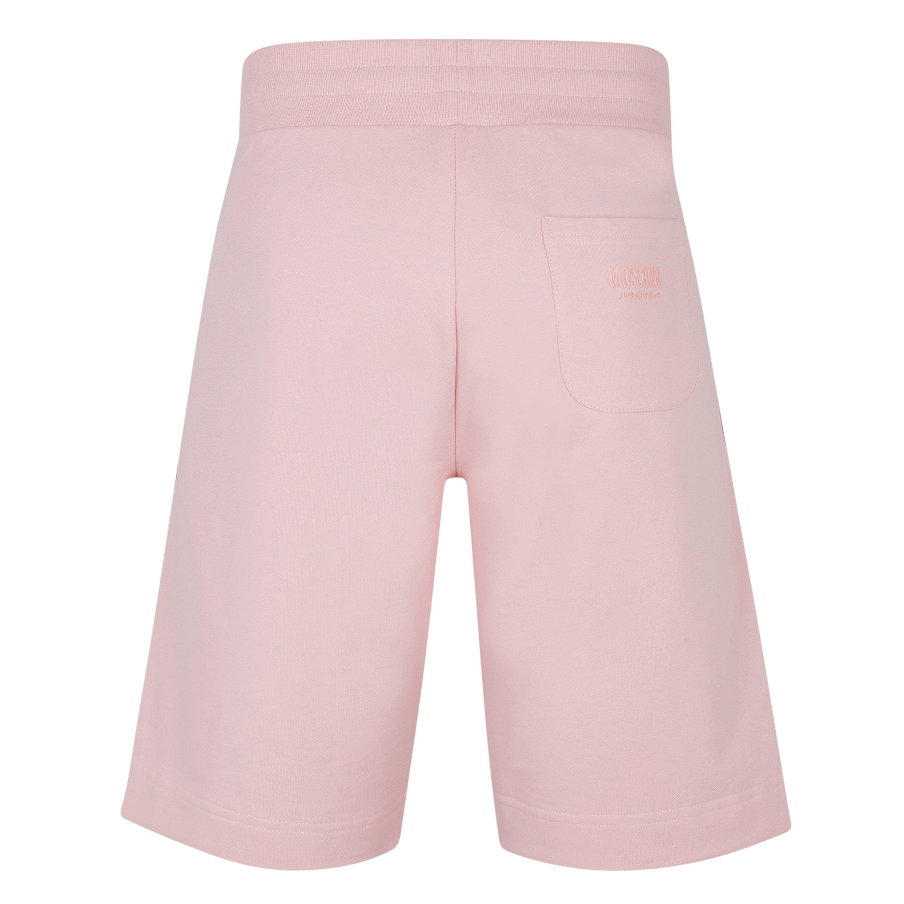 Pink - Moschino - Logo Tape Track Shorts - 2
