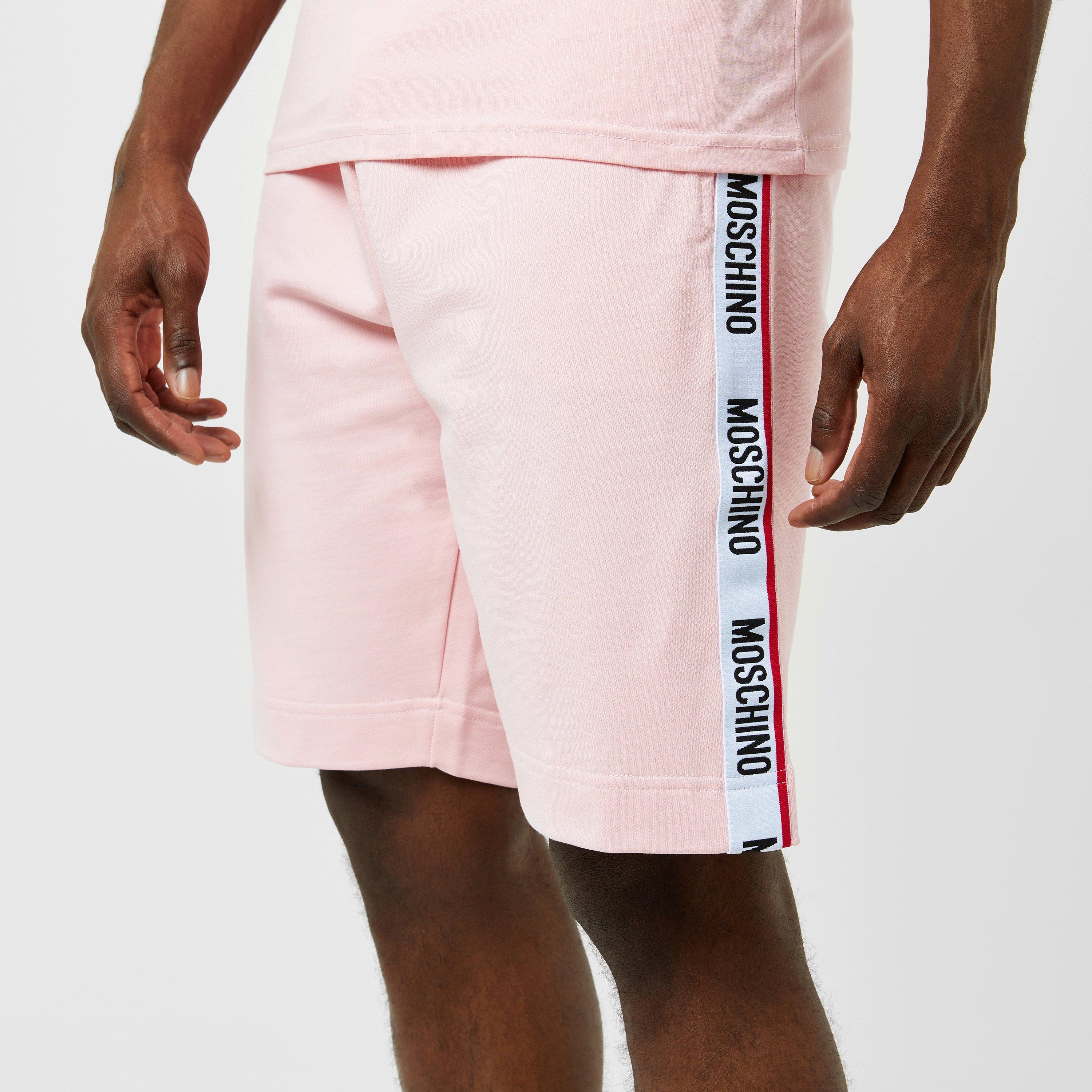 Pink - Moschino - Logo Tape Track Shorts - 5