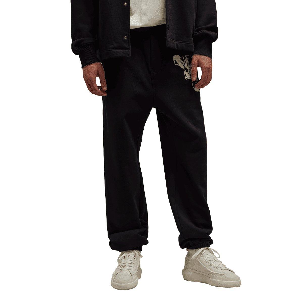 Black - Y3 - Graphic French Terry Joggers - 2