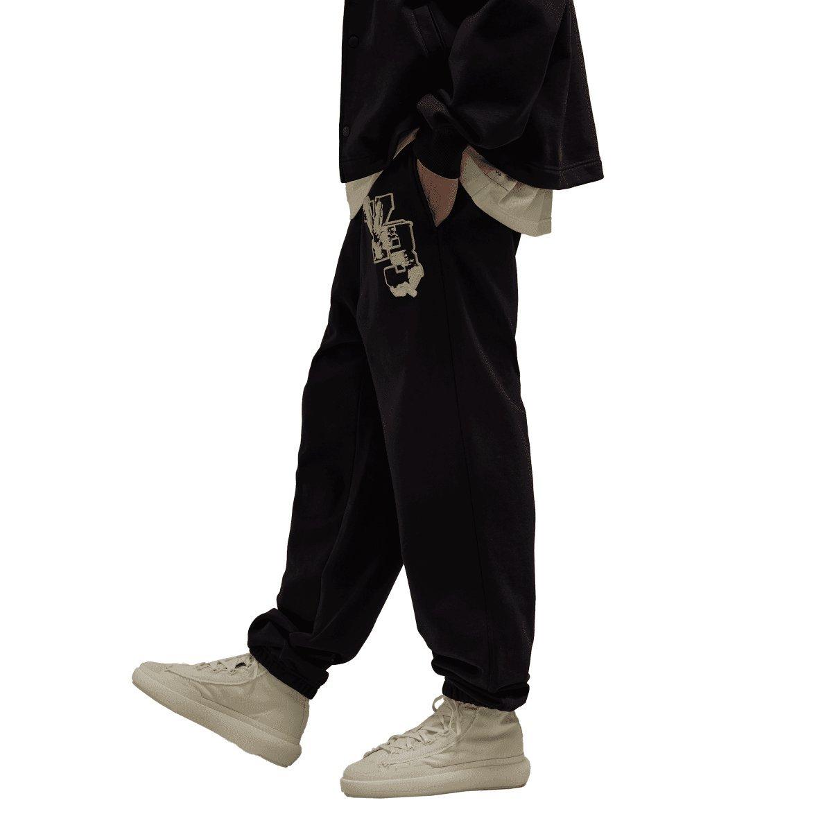 Black - Y3 - Graphic French Terry Joggers - 4