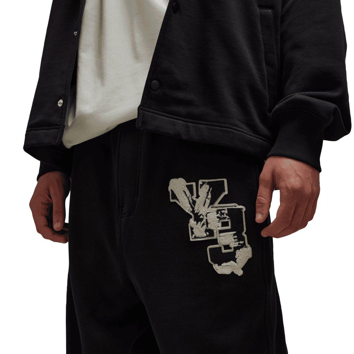 Black - Y3 - Graphic French Terry Joggers - 6