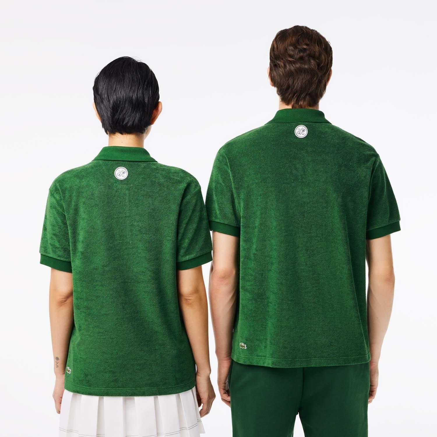 Green - Lacoste - Relaxed-Fit Roland-Garros Edition Terry Polo Shirt - 2