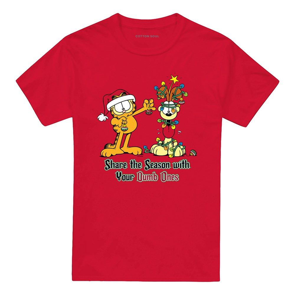 Red - Garfield - Garfield Share The Season T Shirt Red - 4