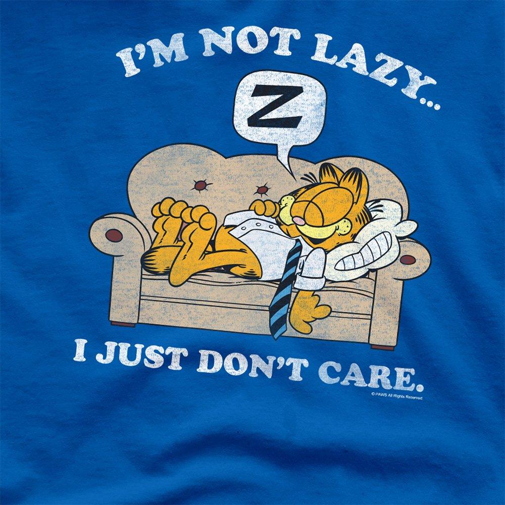 Blue - Garfield - Garfield Not Lazy T Shirt Royal - 2