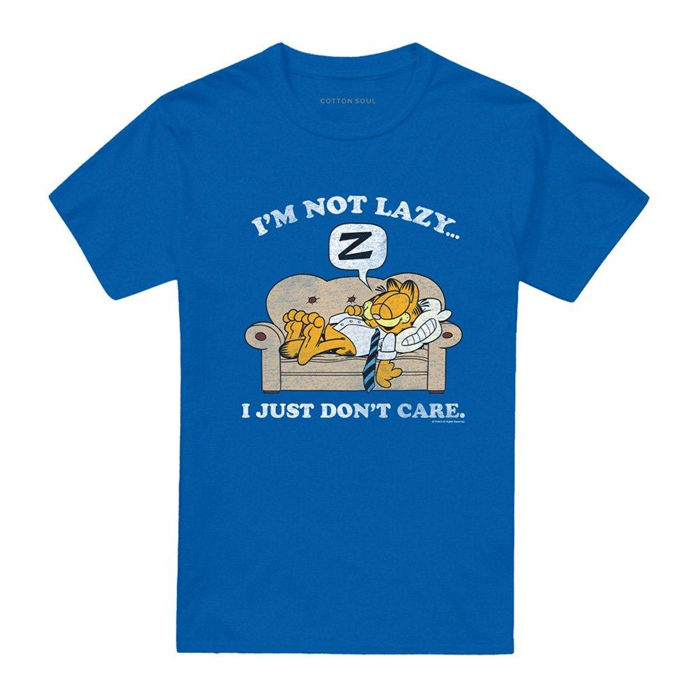 Blue - Garfield - Garfield Not Lazy T Shirt Royal - 4