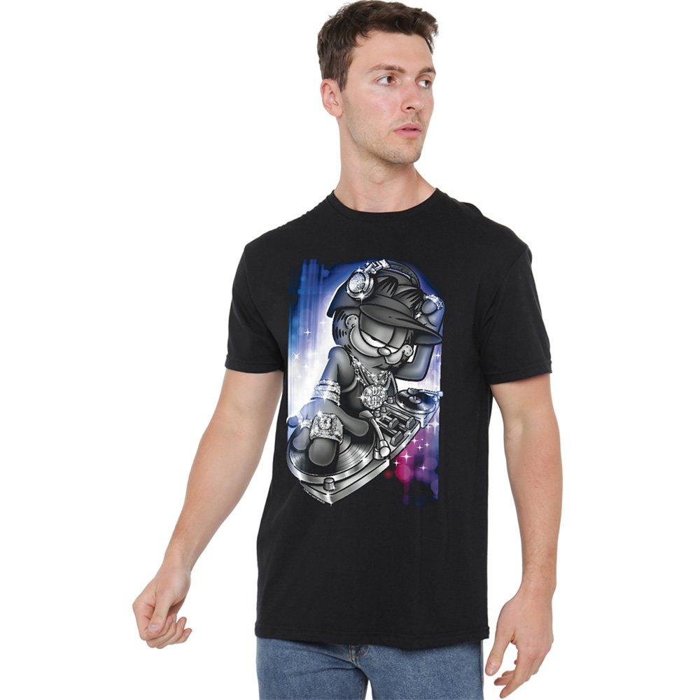 Black - Garfield - Garfield Dj Lazy T Shirt Black - 1