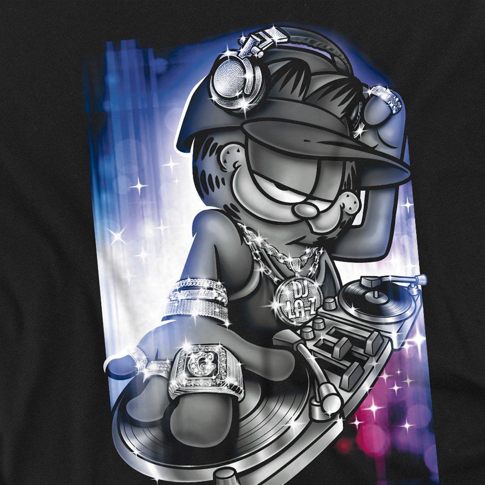 Black - Garfield - Garfield Dj Lazy T Shirt Black - 2