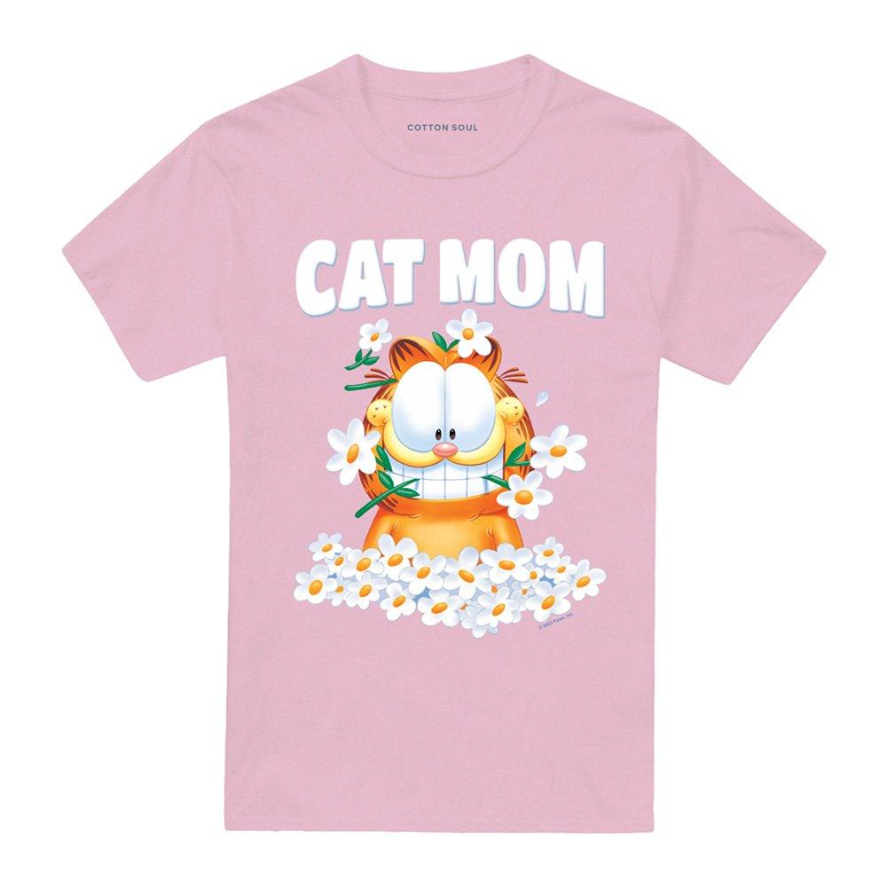 Pink - Garfield - Garfield MotherS Day Cat Mom Flowers T Shirt Pin - 4