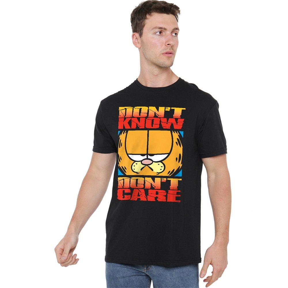 Black - Garfield - Garfield Dont Know Dont Care T Shirt Black - 1