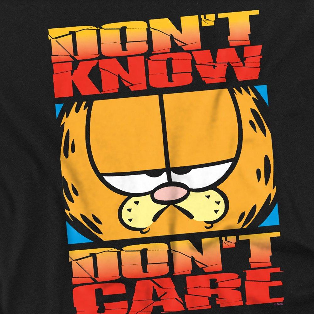 Black - Garfield - Garfield Dont Know Dont Care T Shirt Black - 2